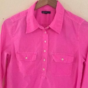 Gap Maternity Small Hot Pink Shirt